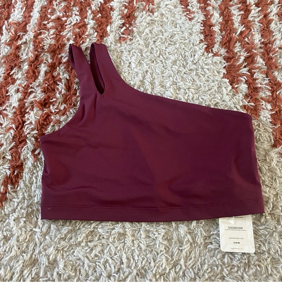 Fabletics Asymmetrical Double Strap Midi Bra - Picture 2 of 5